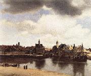 Jan Vermeer View of Delft France oil painting artist